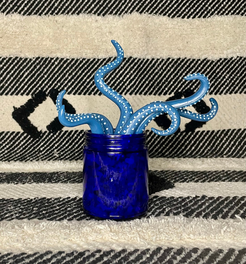 Blue Plant Stake Tentacles - Sold as an Each
