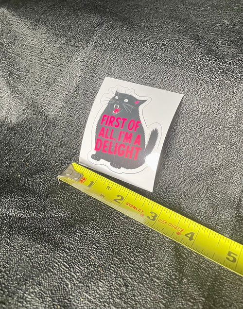 Black Cat Sticker